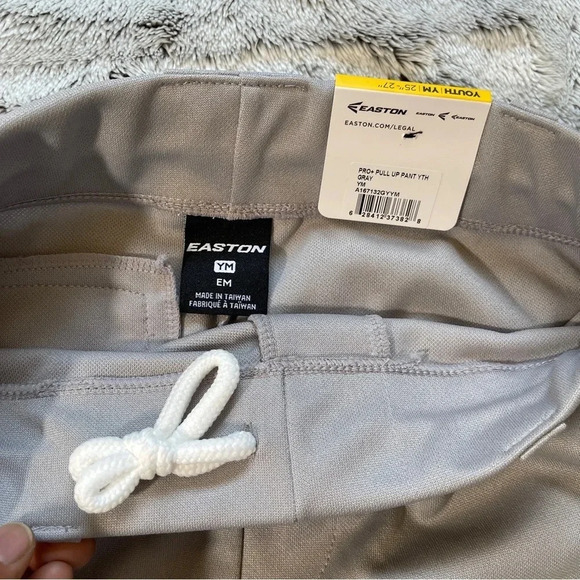 Easton Pro+ Pull Up Pant Youth Baseball Pant Gray Medium NWT - Picture 3 of 8